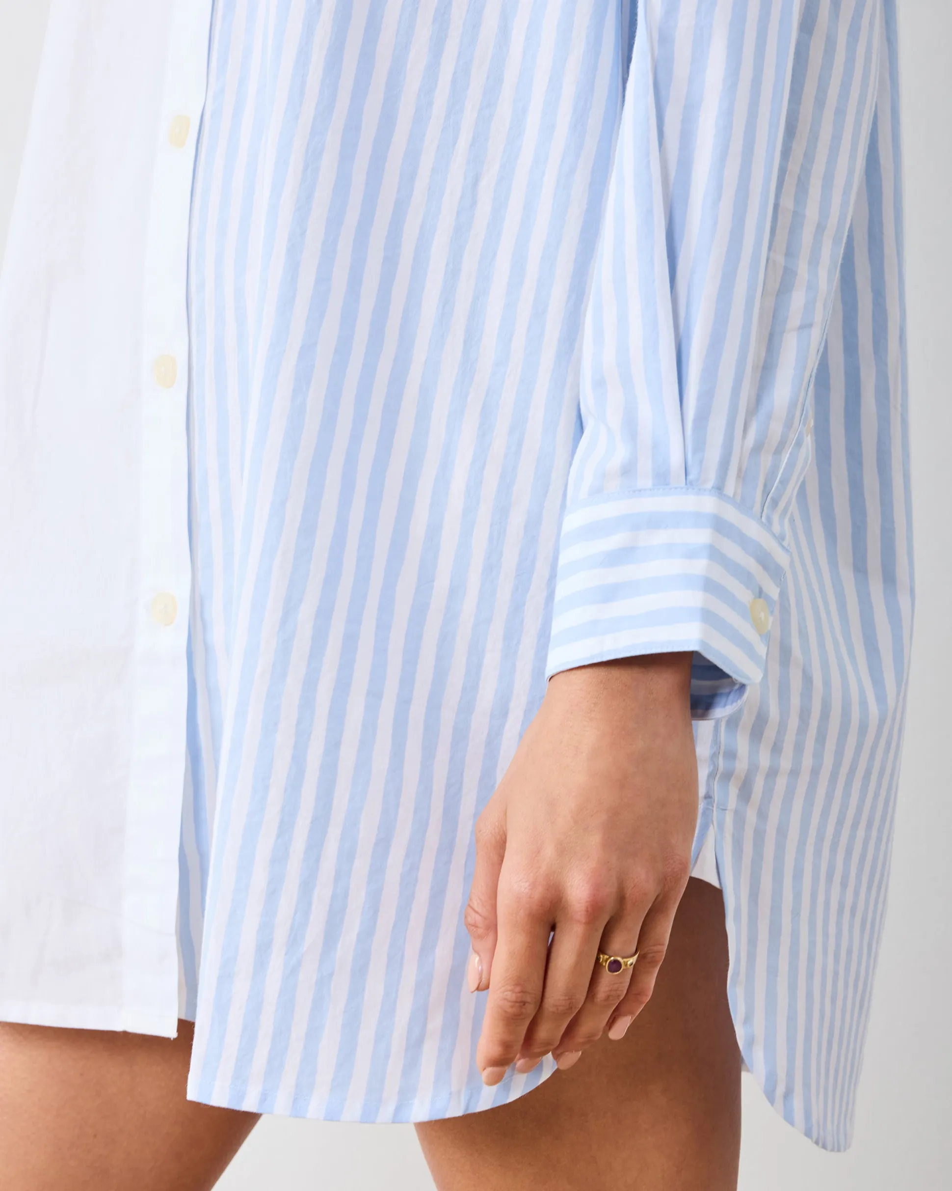 Everyday Button Down in Weekend Stripes