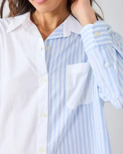 Everyday Button Down in Weekend Stripes