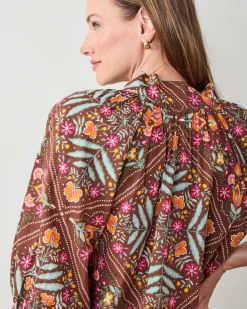 Fayette Blouse in Floral Bandana