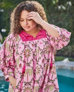 Flower Charmer Midi in Island Muse