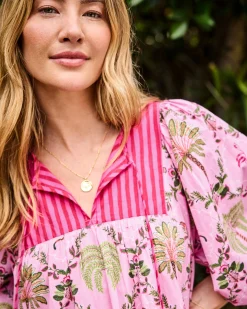 Flower Charmer Midi in Island Muse