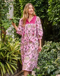 Flower Charmer Midi in Island Muse