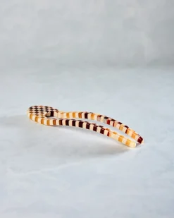 French Hair Pin in Tortoise Checker