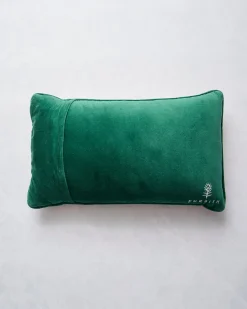 Furbish Studio Needlepoint Pillow in Caviar and Cash