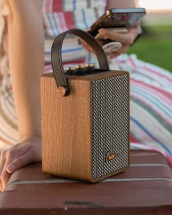 Fuse Andle Bluetooth Speaker with Handle in Brown