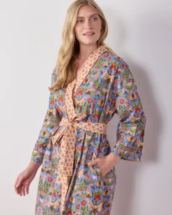 Getting Ready Robe in Bee Tapestry