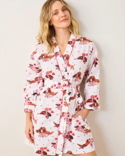 Getting Ready Robe in Dachshund Date
