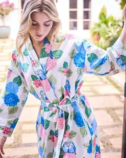 Getting Ready Robe in Hydrangea Honeymoon