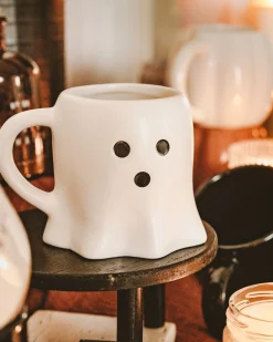 Ghost Coffee Mug in White