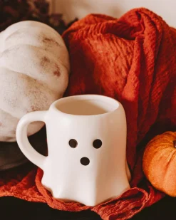Ghost Coffee Mug in White