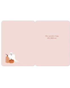 Ghosties Halloween Card in Floral Combo