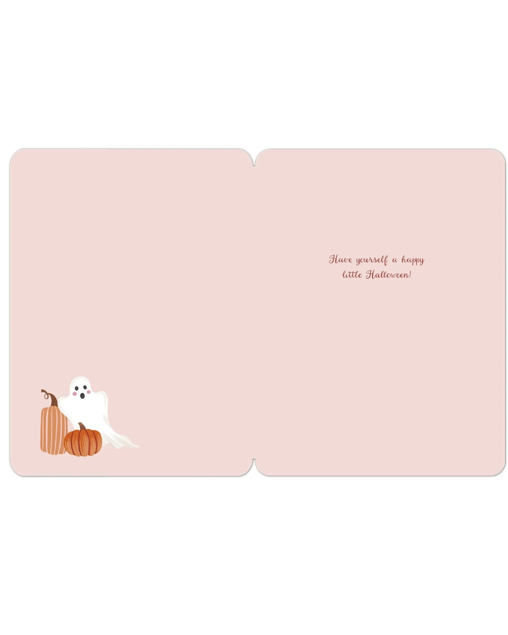 Ghosties Halloween Card in Floral Combo