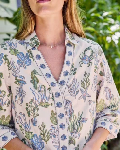 Goa Dress in Saltwater Serenity