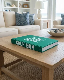 Golf Bum Coffee Table Book in Green