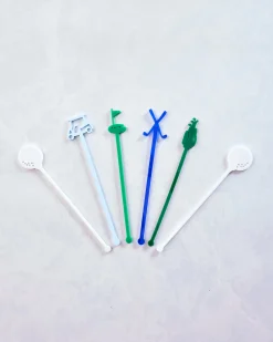 Golf Par- Tee Stir Stick Set in Multi