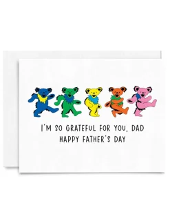 Grateful Father's Day Card in Multi