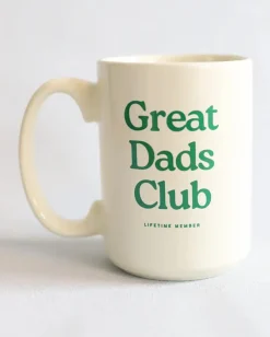 Great Dads Club Fathers Day Mug in Ivory