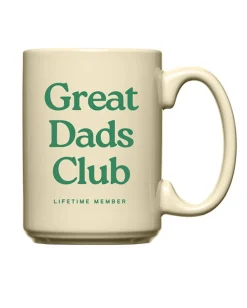 Great Dads Club Fathers Day Mug in Ivory