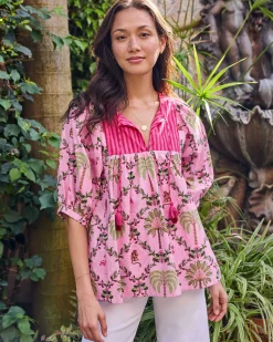 Greta Blouse in Island Muse