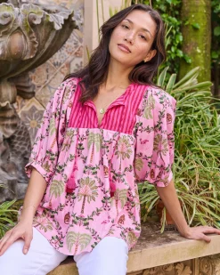 Greta Blouse in Island Muse