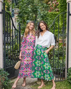 Gwyneth Skirt in Kaleidoscope Wings