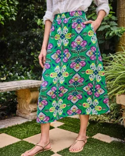 Gwyneth Skirt in Kaleidoscope Wings