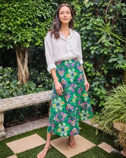 Gwyneth Skirt in Kaleidoscope Wings