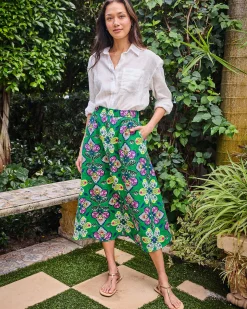 Gwyneth Skirt in Kaleidoscope Wings