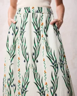 Gwyneth Skirt in Wildflower Vines