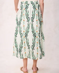 Gwyneth Skirt in Wildflower Vines