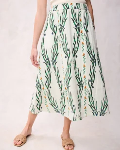 Gwyneth Skirt in Wildflower Vines