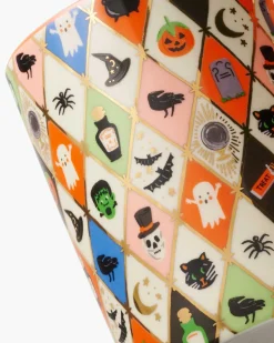 Halloween Argyle Porcelain Mug in Multi