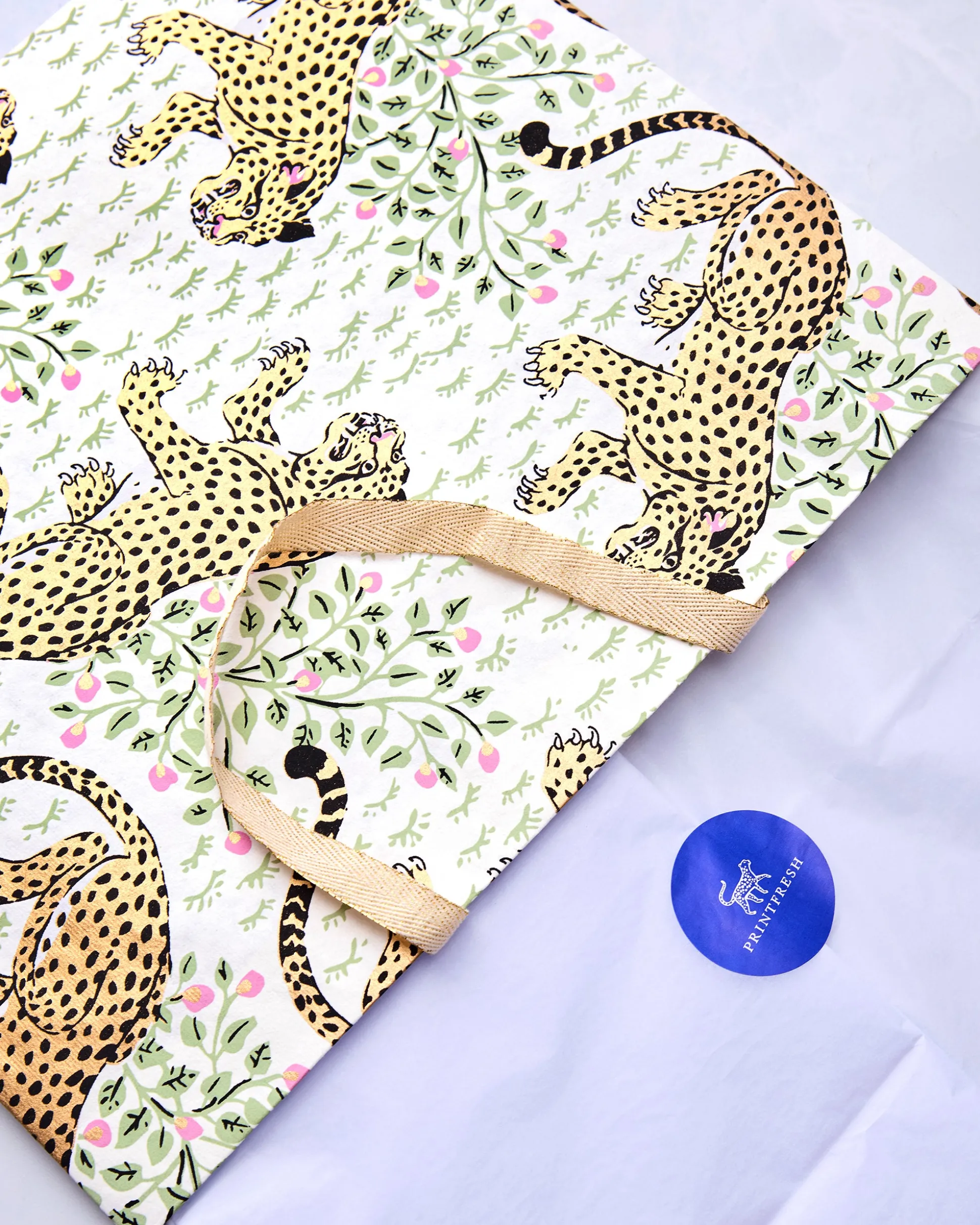 Handmade Gift Bag in Bagheera