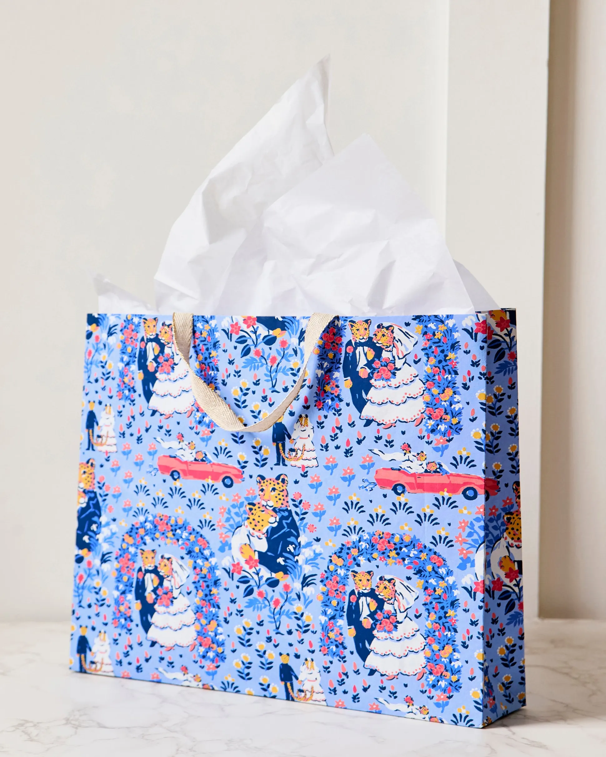Handmade Gift Bag in Tie the Knot