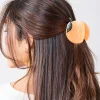 Hand- Painted Claw Hair Clip in Orange Slice