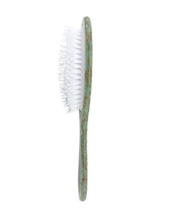 Hand Painted Flower Mahjong Amazing Hair Day Brush in Seafoam Combo