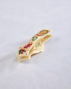 Hand Painted Mahjong Oversize Claw Clip in Multi