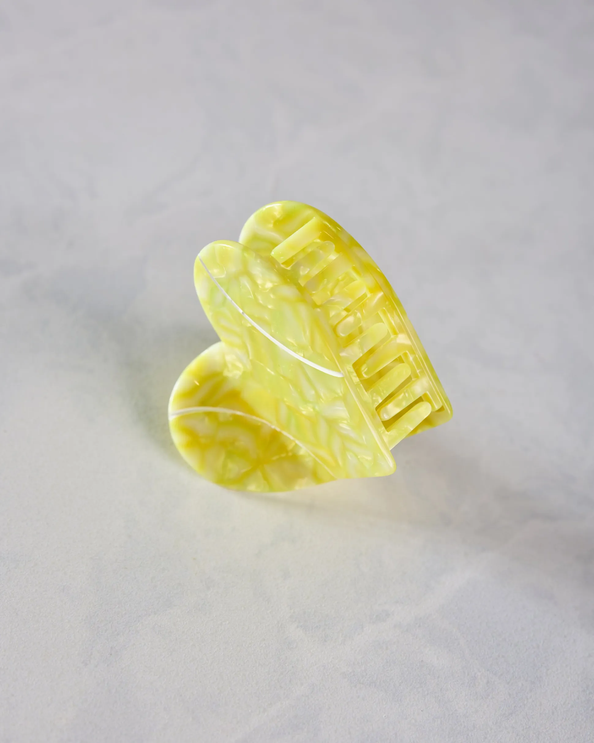 Hand Painted Tennis Lover Claw Hair Clip in Yellow
