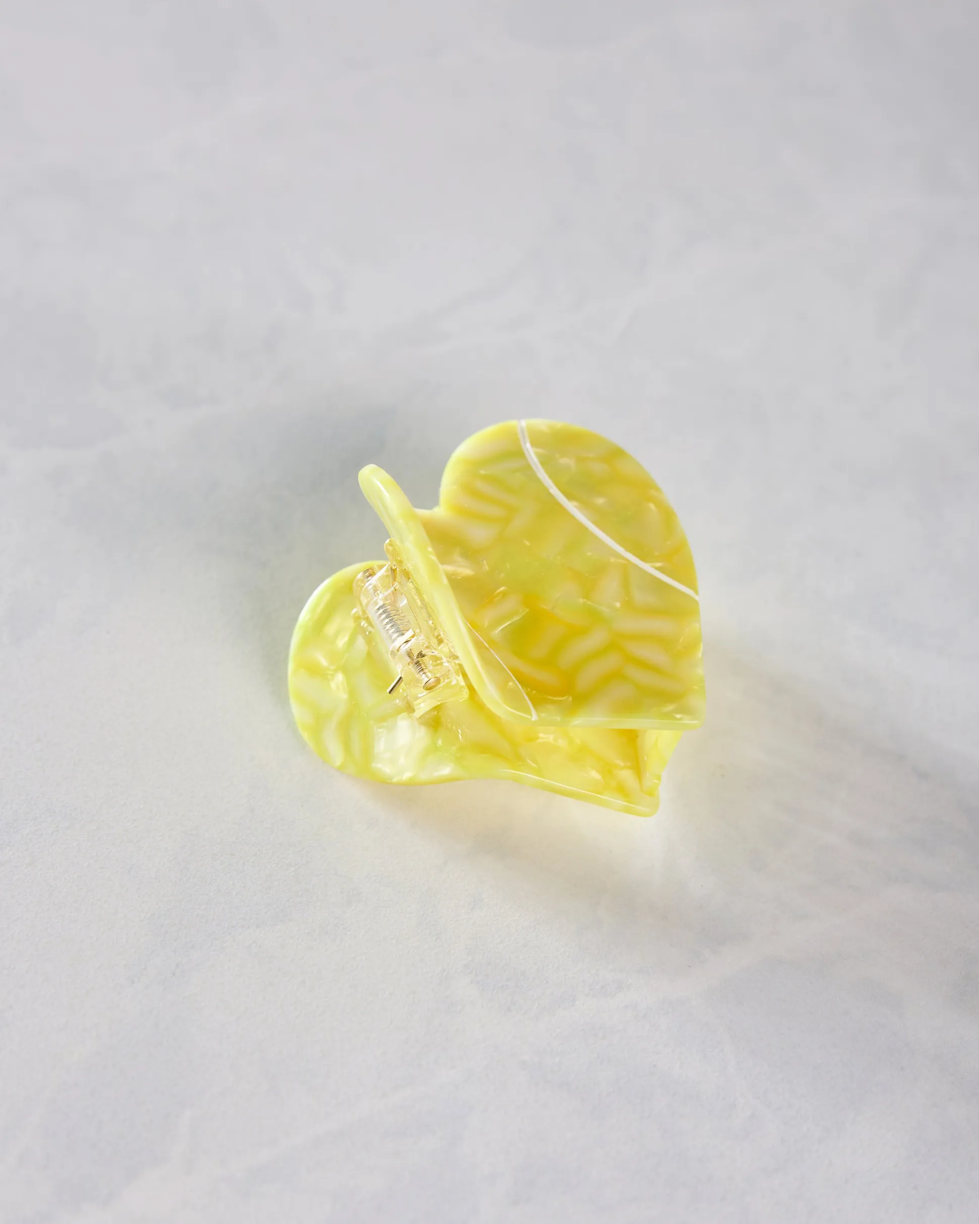 Hand Painted Tennis Lover Claw Hair Clip in Yellow