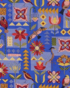 Harlow Tunic in Songbird Quilt