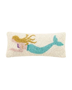 Hook Pillow in Blue Mermaid