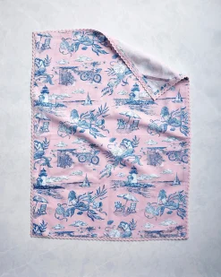 Hostess Kitchen Towels in Mermaid Toile