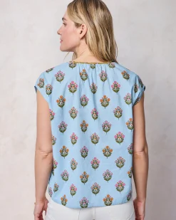 Jordan Blouse in Wildflower Walks