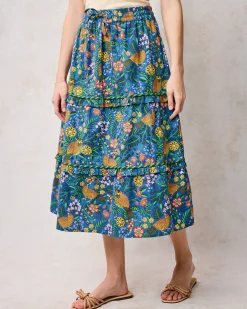 Katie Blouse & Now or Later Skirt Bundle in Willow Wren