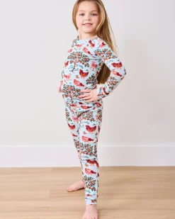 Kids PJ Set in Hen House