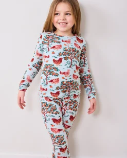 Kids PJ Set in Hen House