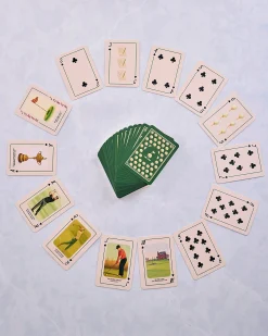 Legendary Courses Playing Cards in Green