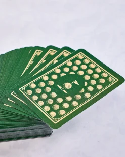 Legendary Courses Playing Cards in Green