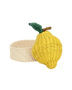 Lemon Napkin Ring in Yellow Combo