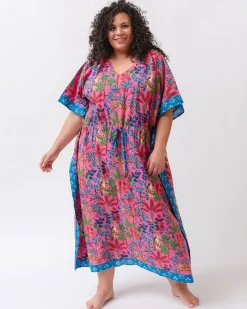 Let's Cruise Caftan in Big Cat Family